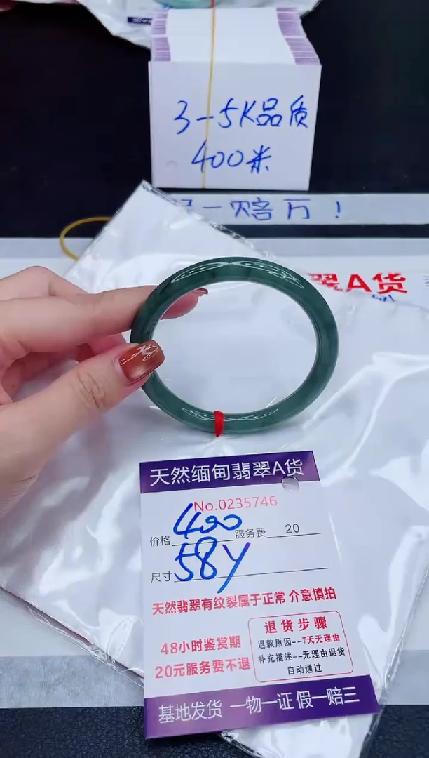 未镶嵌手镯翡翠400.00
