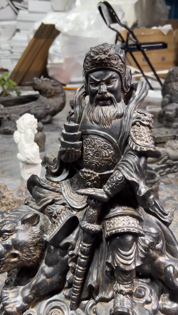 陶土【合成青石】财神驾到