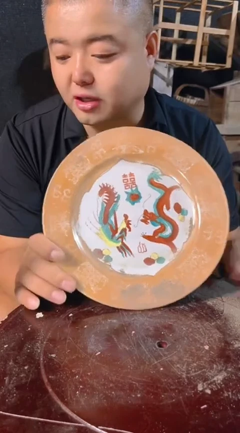 摆件八****乡景德镇陶瓷青花摆件