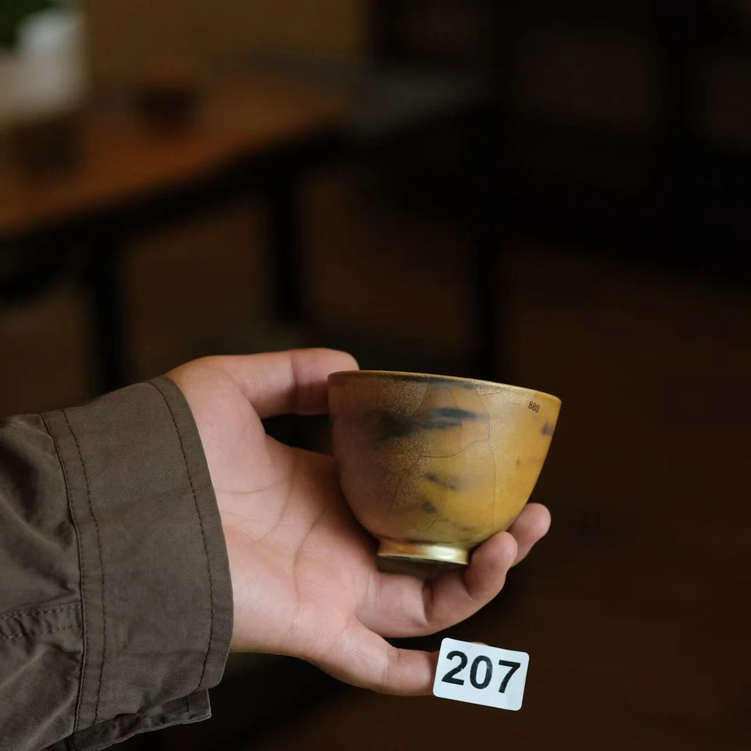 207号 等于堂柴烧主人杯 一物一拍