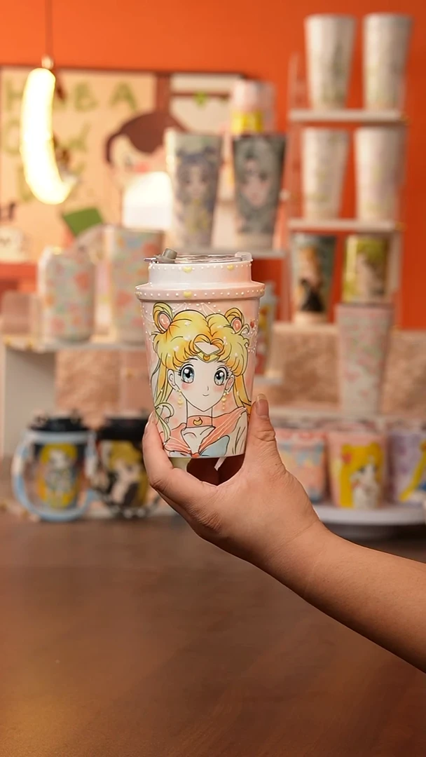 (玉泥）景德镇手工手绘文创陶瓷杯