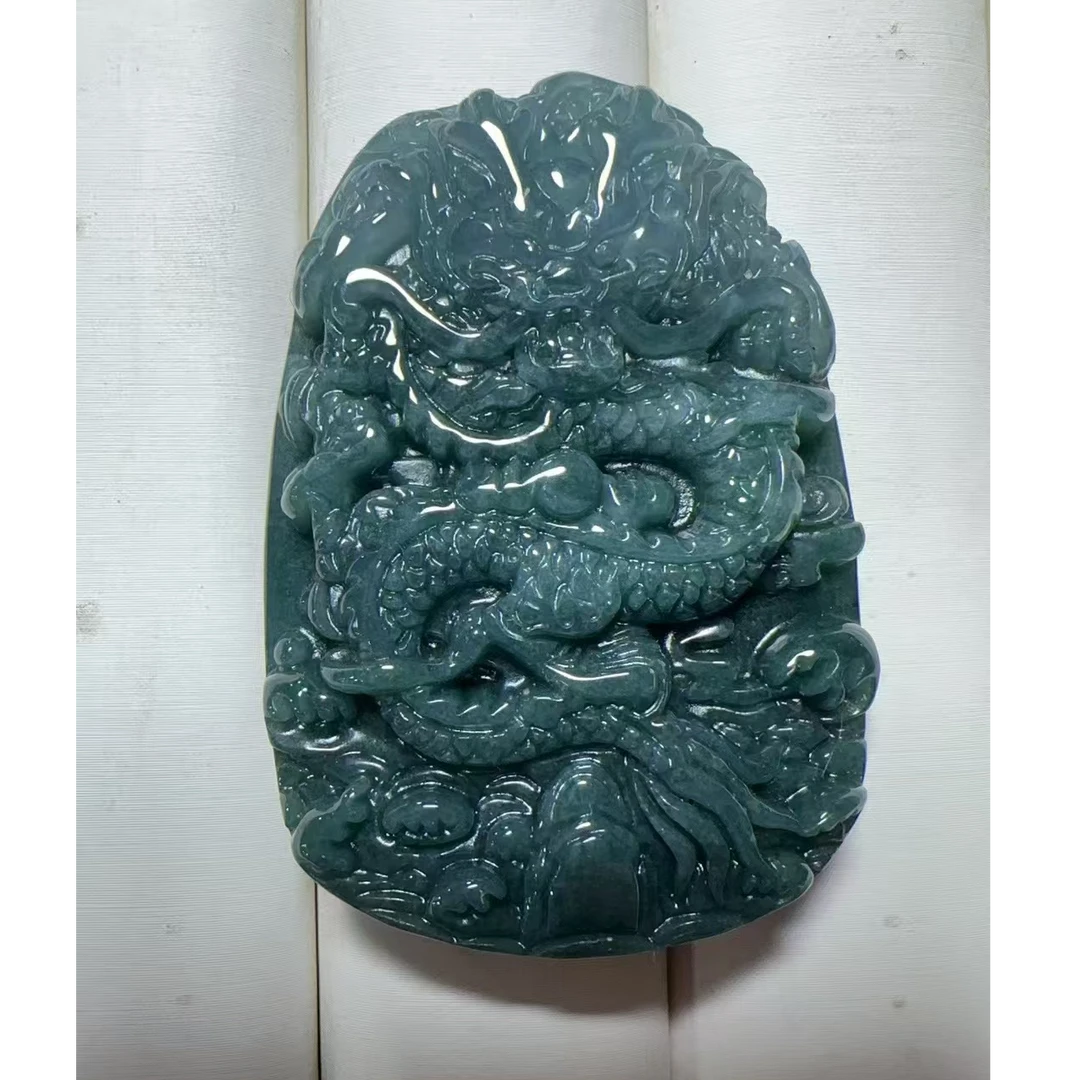 【基地质检发货】翡翠A货龙牌吊坠拍一发一多样性发货