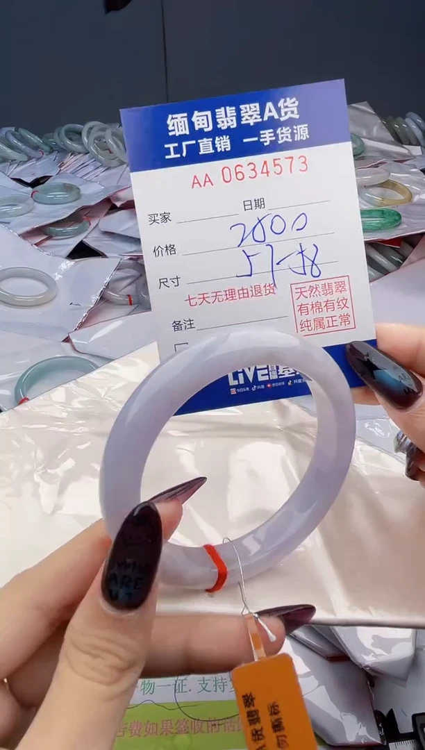 未镶嵌手镯翡翠4573