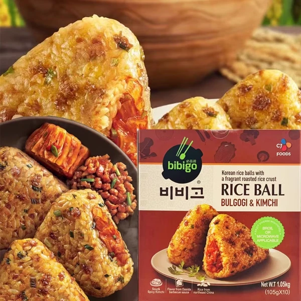 【25年7月2】某姆同款 1.05kg 必品阁 烤肉泡菜手握饭团内10个饭团