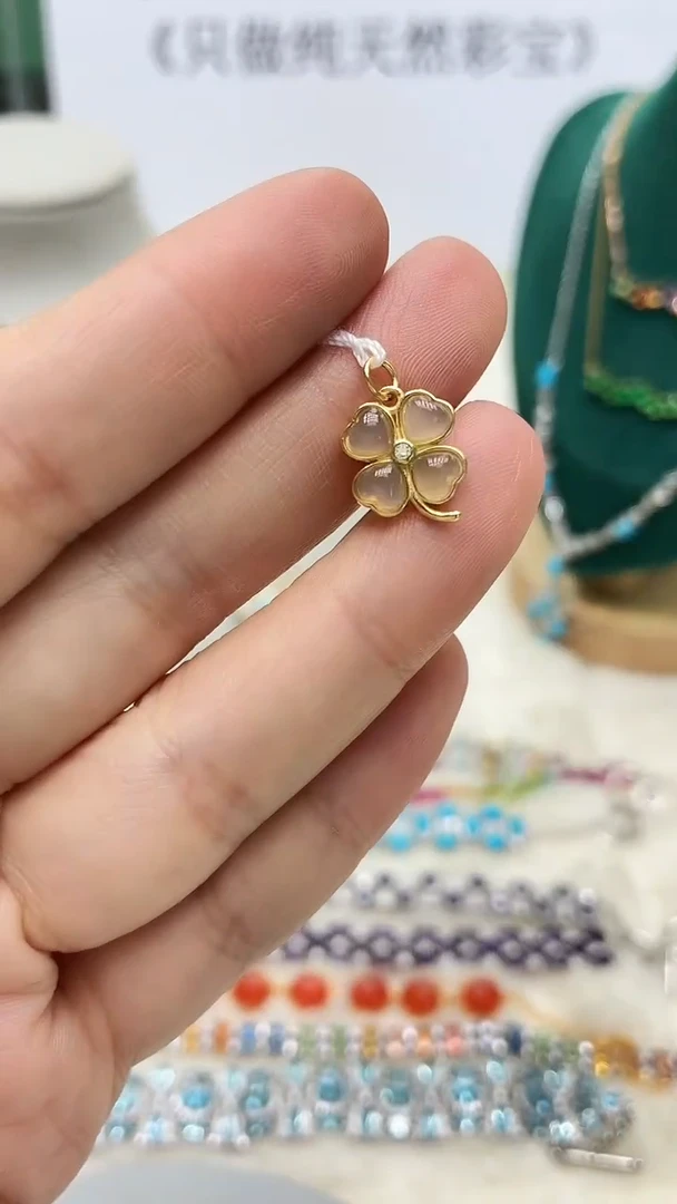 吊坠(不含链)银S925镶嵌水晶493ZB1121产品一个（多样性）