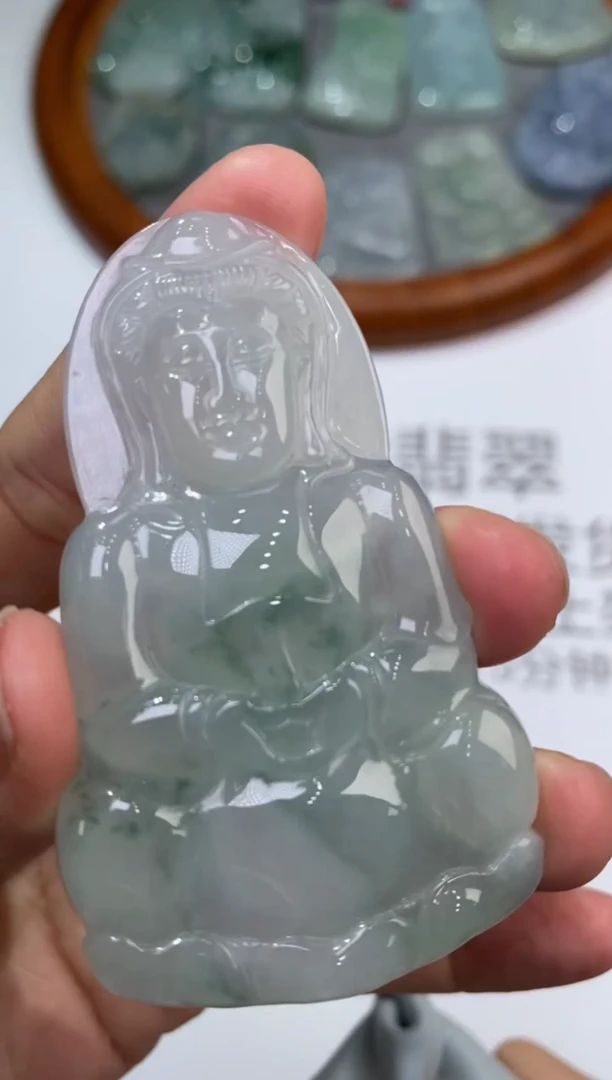 未镶嵌挂件翡翠304097      多人