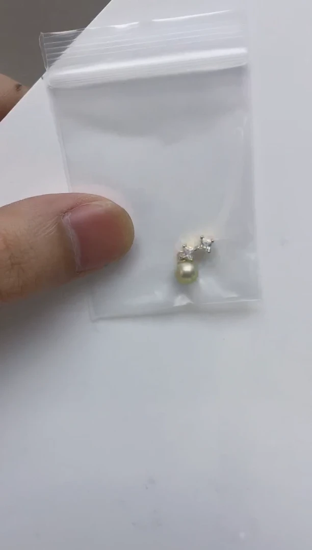 颈饰银S925镶嵌海水珍珠