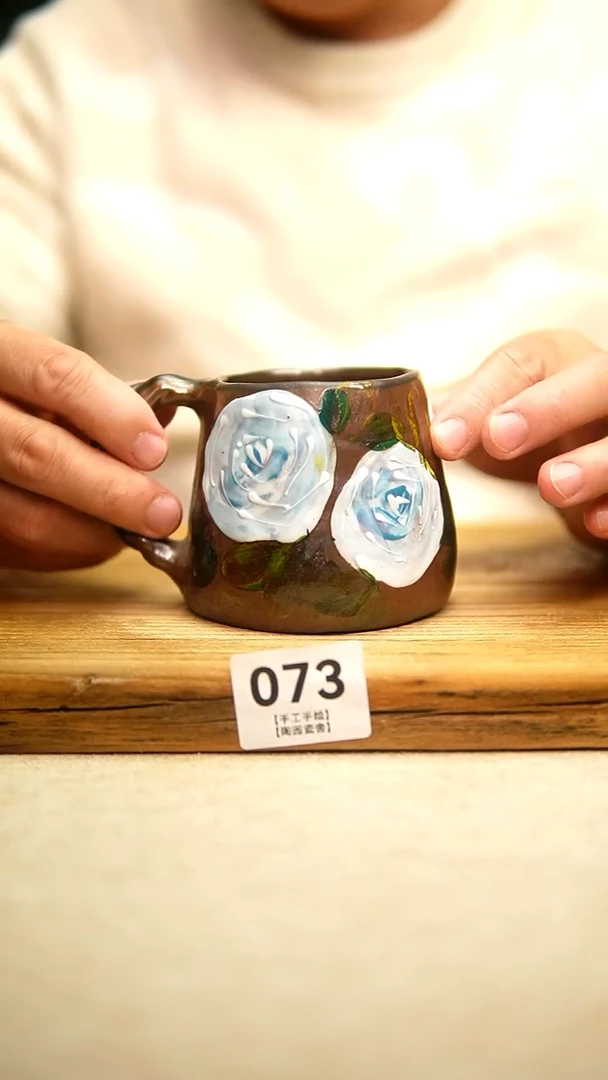 @@陶园瓷舍@@纯手工手绘@高温釉下彩