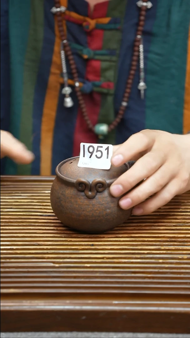 万古烧粗陶手工茶具