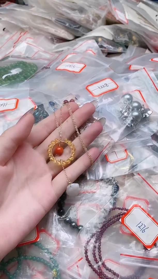 翡翠未镶嵌颈饰多样性发拍一发一