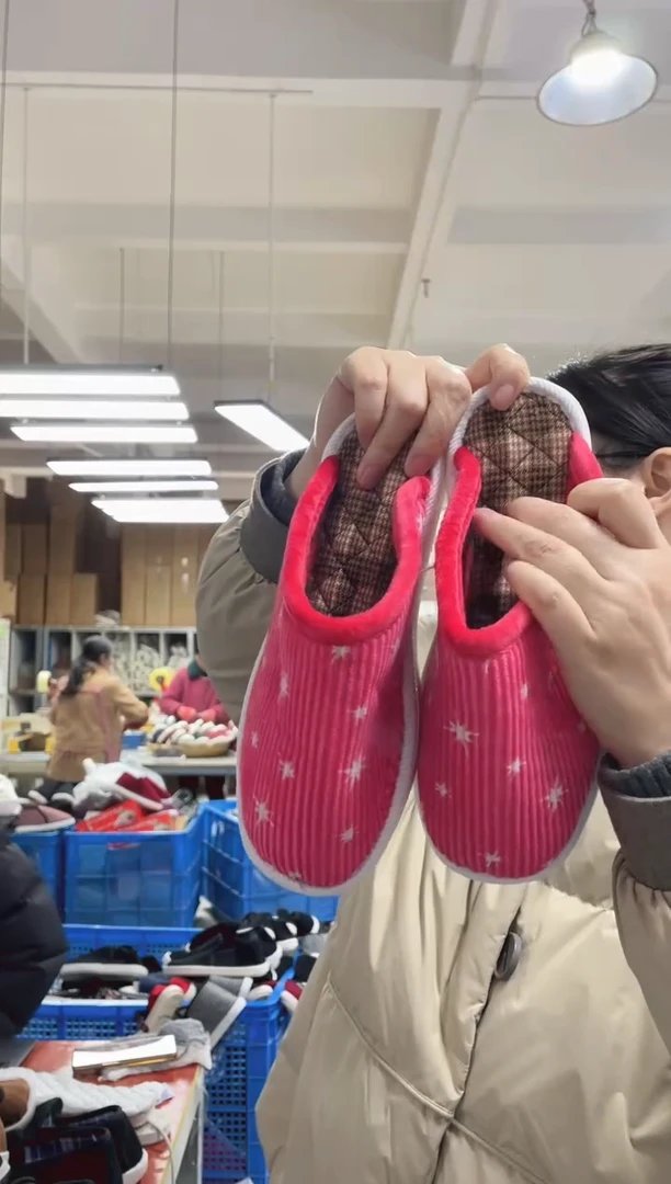 粉色棉拖38码59号