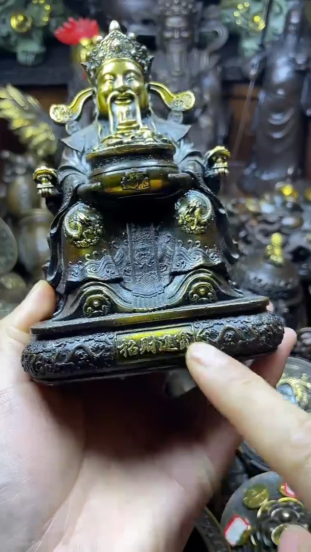 闪购链接，点击下单，有运费险，铜摆件