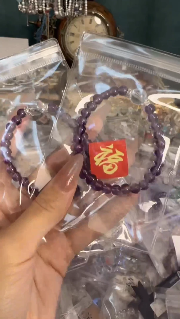 【闪购商品】水晶手链银S925镶嵌水晶 手链 银S925镶嵌