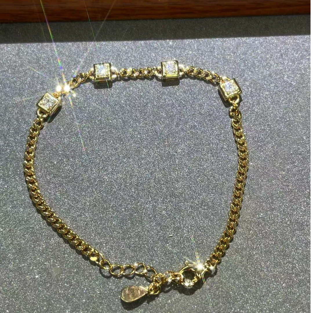 s459玫色古巴方糖手链多样性发货