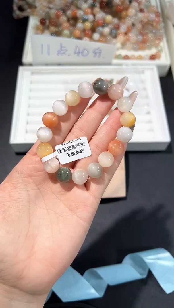 未镶嵌手串水晶8q多样性发其一【1条】默认微瑕11mm
