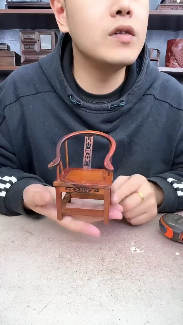 木小李子红木工艺品圈椅1个