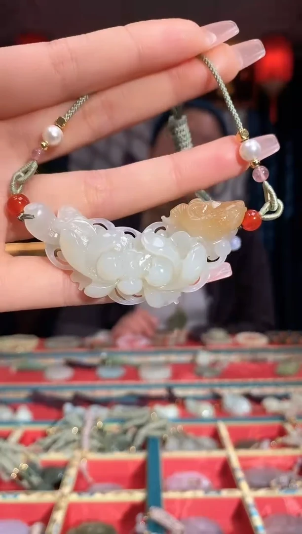 【闪购商品】和田玉颈饰未镶嵌锁骨链