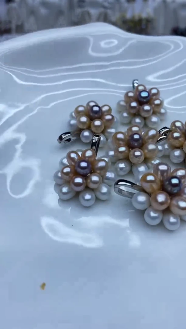 吊坠(不含链)未镶嵌淡水珍珠爆米花万能扣吊坠多样性发其一