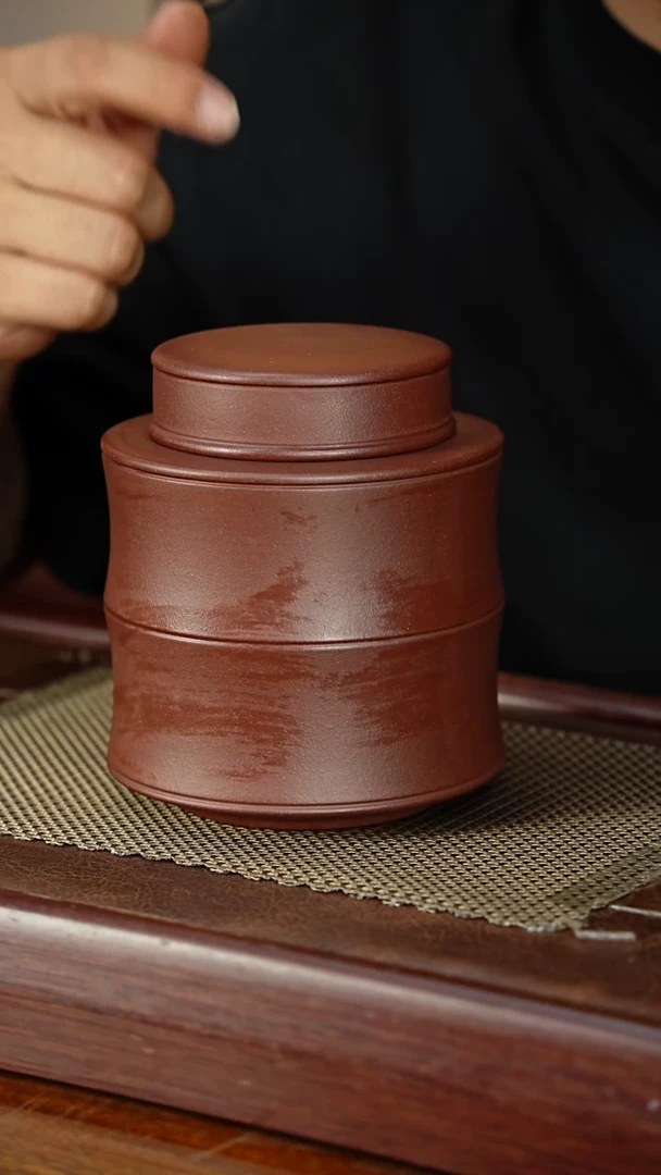 宜兴原矿紫砂茶叶罐