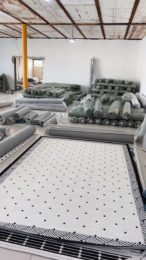 泡沫高端孤品特价机织地毯客厅床边卧室轻奢防水家用简约客厅地毯