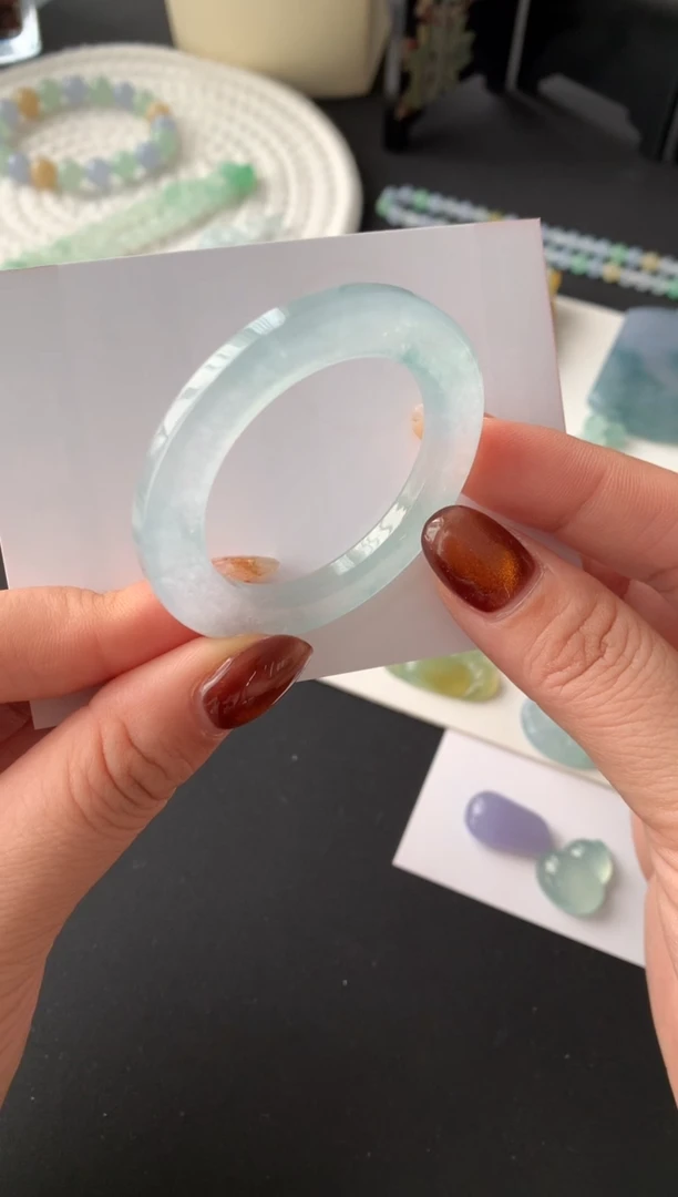 未镶嵌定制翡翠尺寸36.8*8.3*6.0