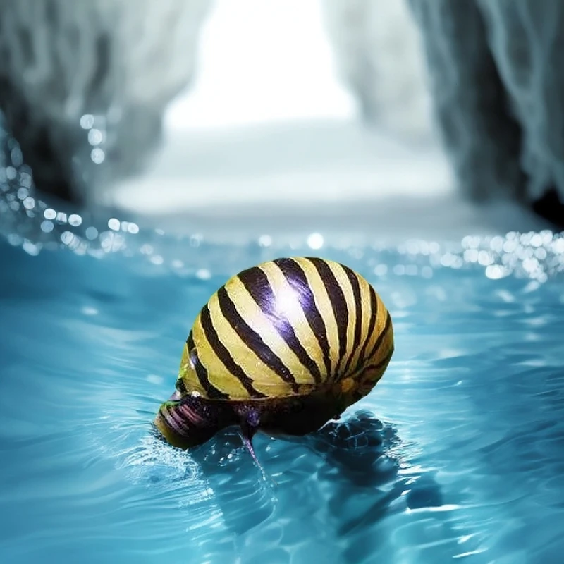 观赏鱼斑马鱼鱼缸净化清洁浴缸清洁工包邮包损斑马螺可繁殖