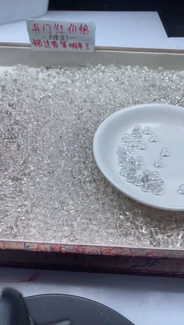 【闪购商品】水晶颈饰未镶嵌w928白水晶6mm*50颗