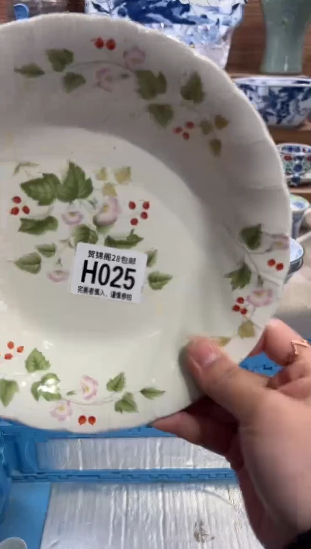 瓷片秋*落      H025