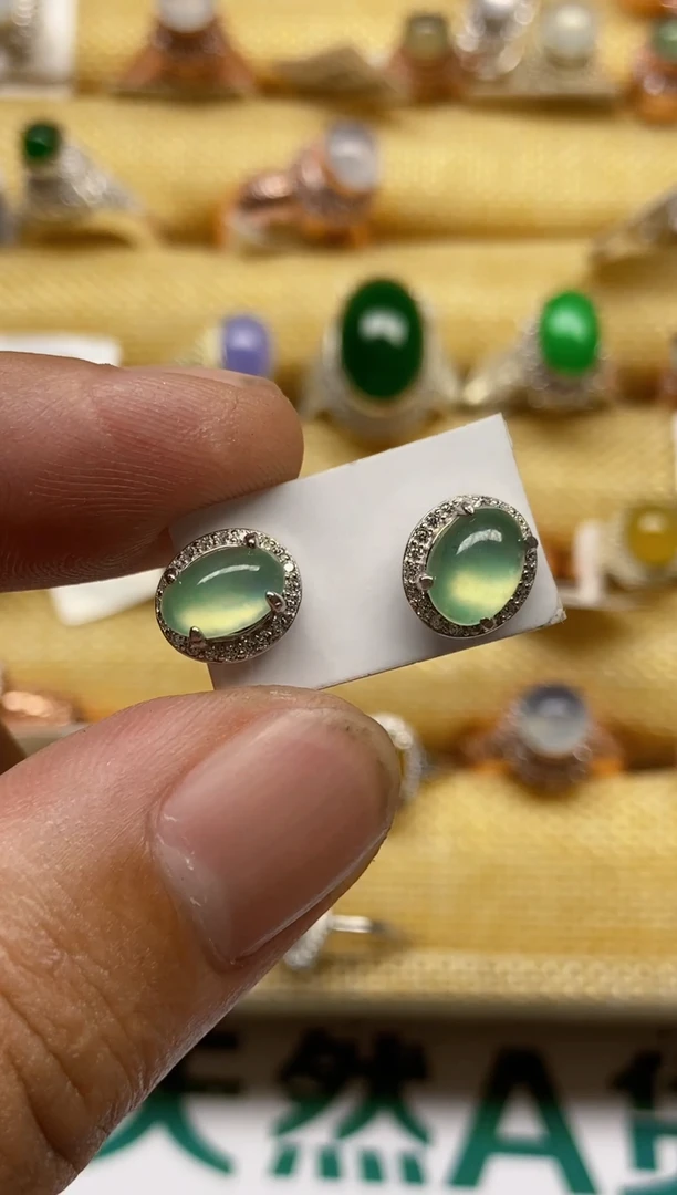 【闪购商品】翡翠戒指银S925镶嵌0000