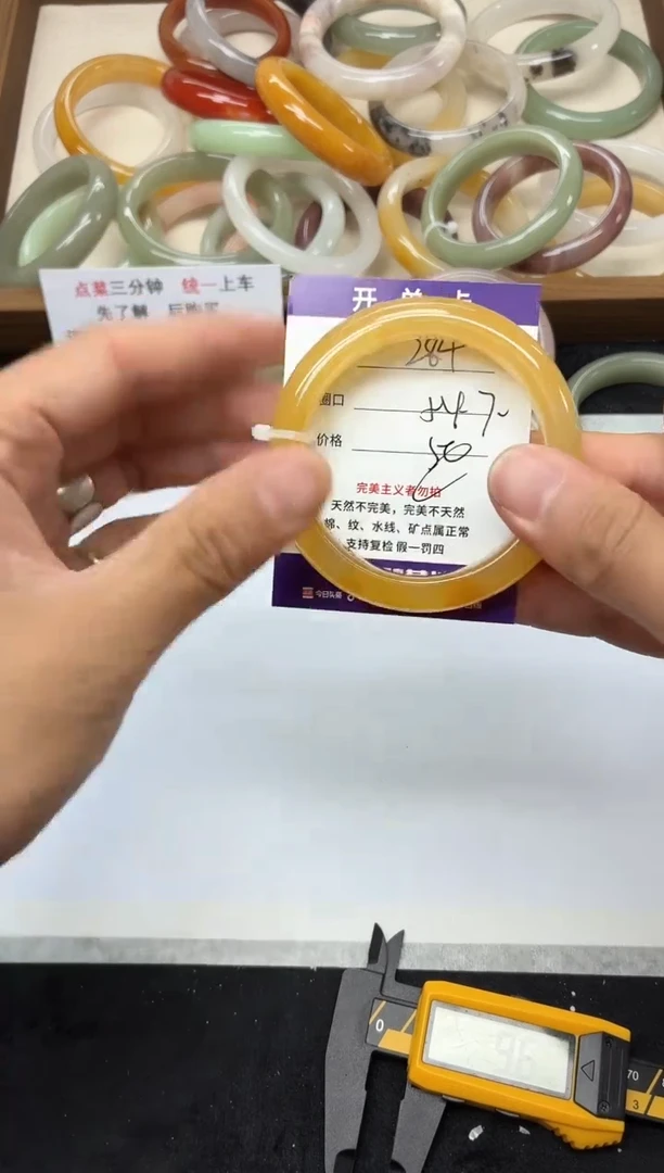 未镶嵌手镯石英质玉284