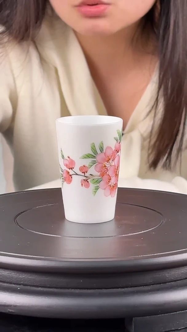 杯王志远水点桃花玉泥主人杯