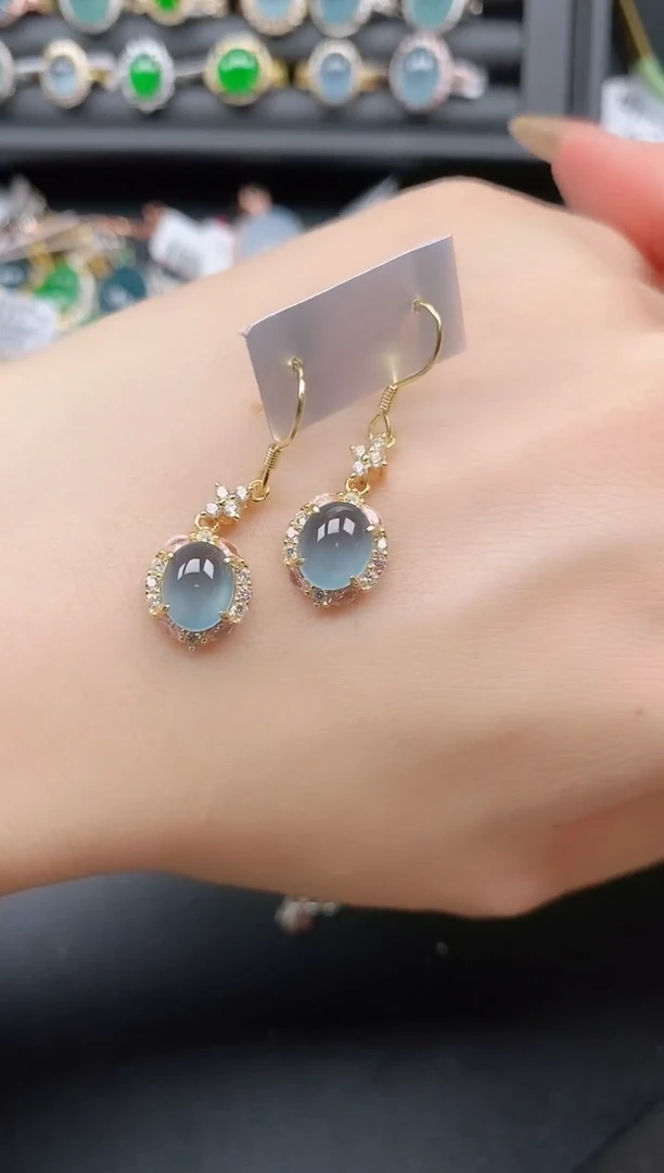 银S925镶嵌戒指翡翠11111