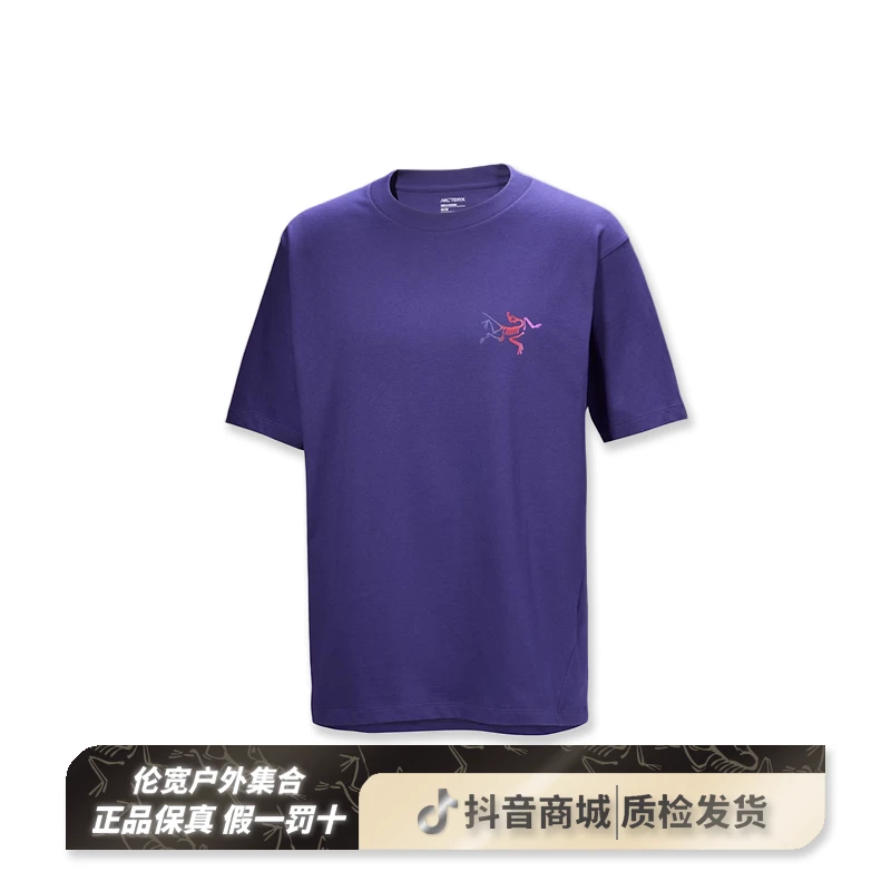 【澳门小叶子】ARC'TERYX/始祖鸟 Kragg Cotton渐变Logo短袖（8464）