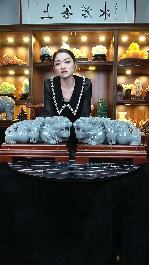 石材武***人貔貅一对1111111