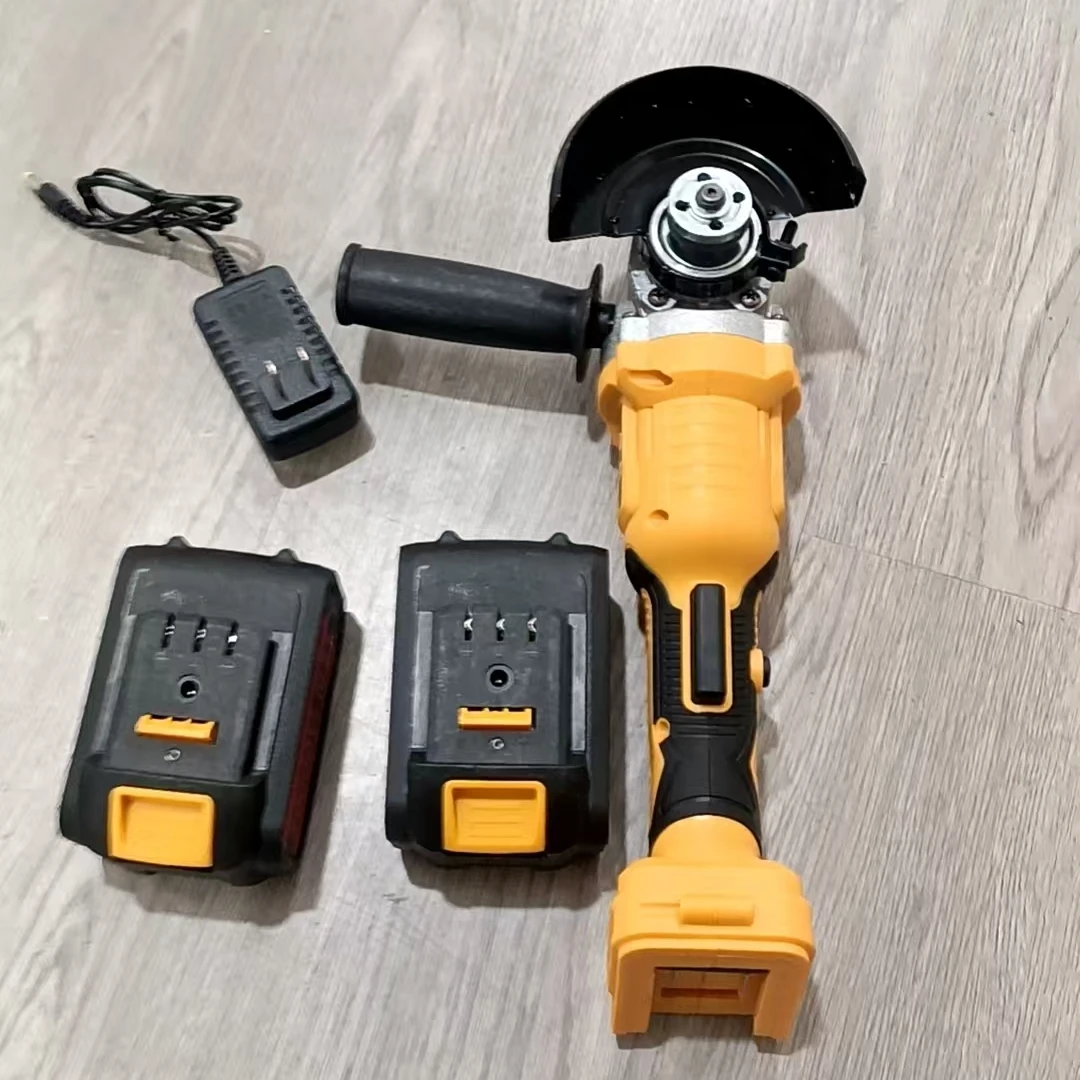 【两电一充】恒盛新款锂电角磨机多功能角磨机打磨抛光除锈磨光机