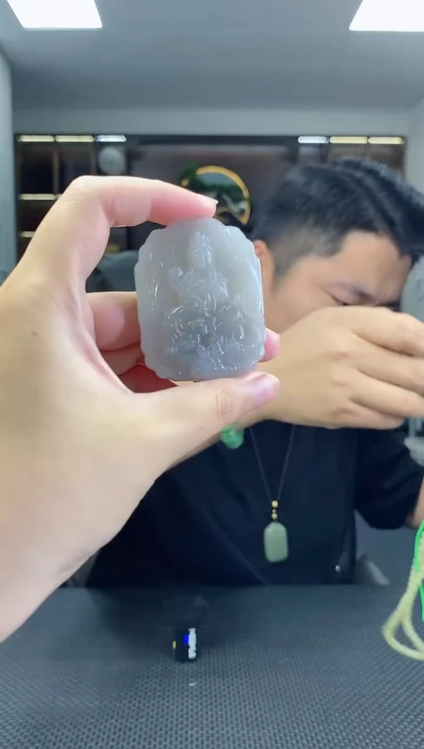 颈饰未镶嵌和田玉文殊清货3