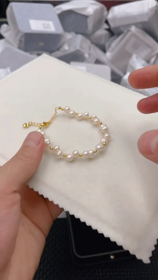 未镶嵌淡水珍珠耳饰sl4072