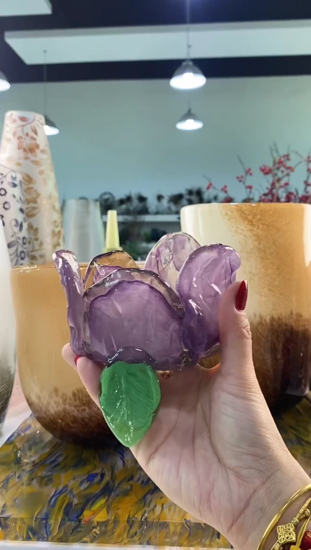 慕忆家手作琉璃花瓶