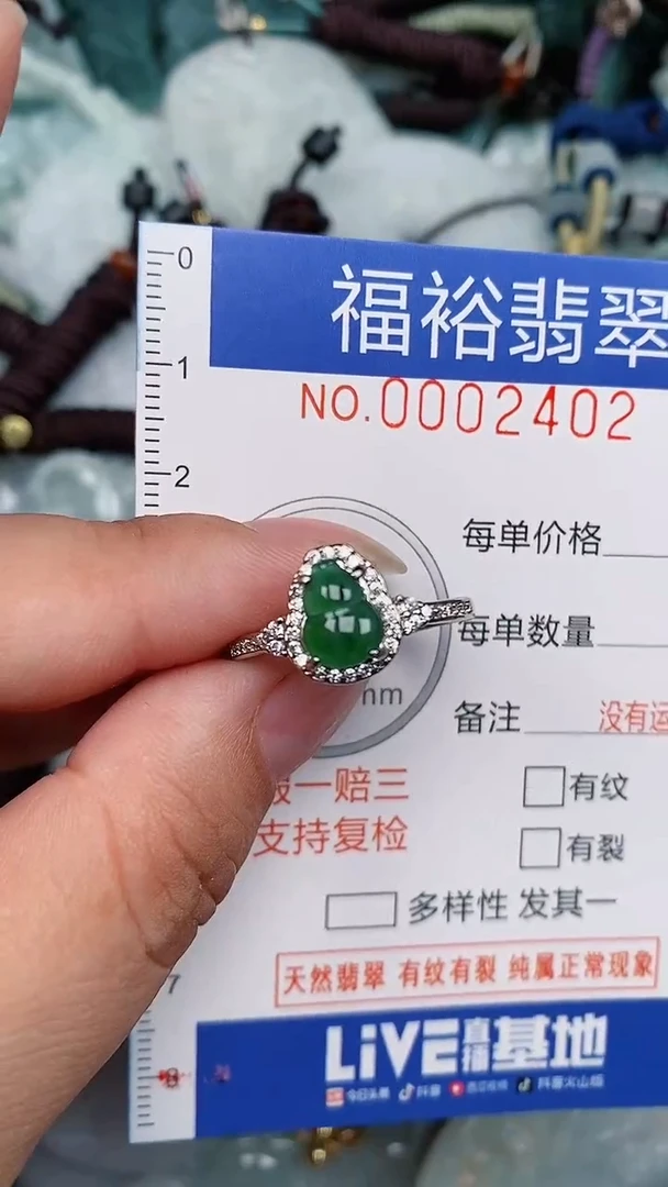 翡翠未镶嵌颈饰...0002402