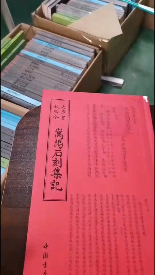 瑕疵四库嵩阳石刻集记    磕角