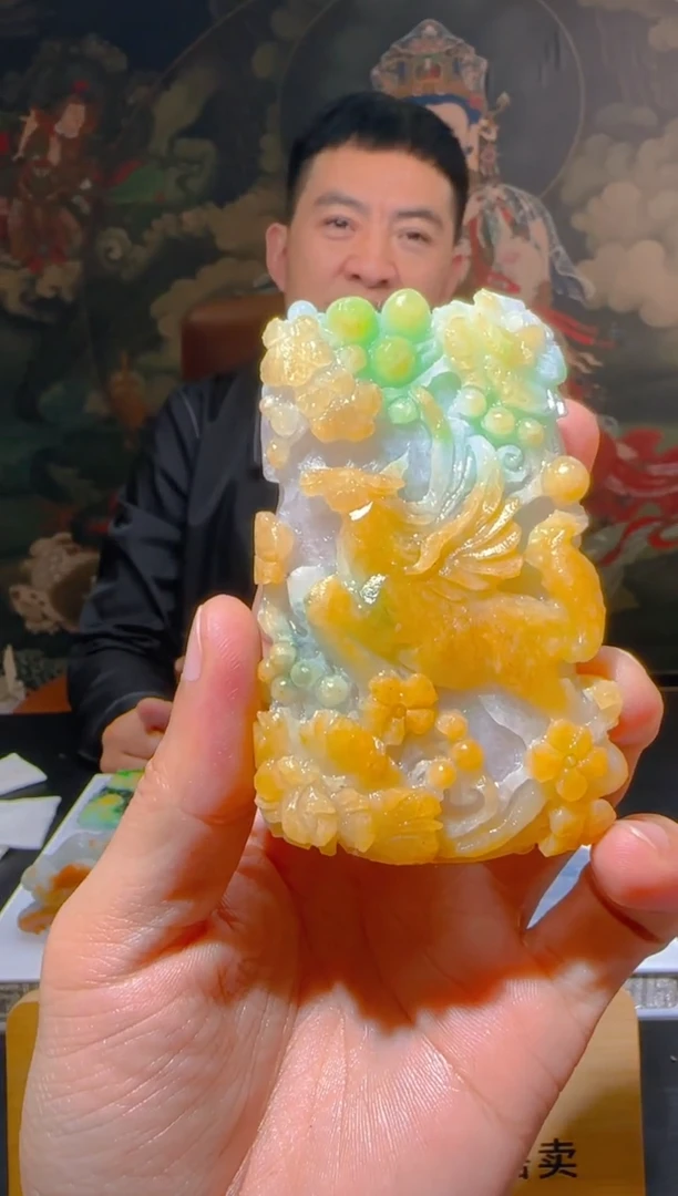 【闪购商品】定制翡翠未镶嵌L-@@QJSXJ225078