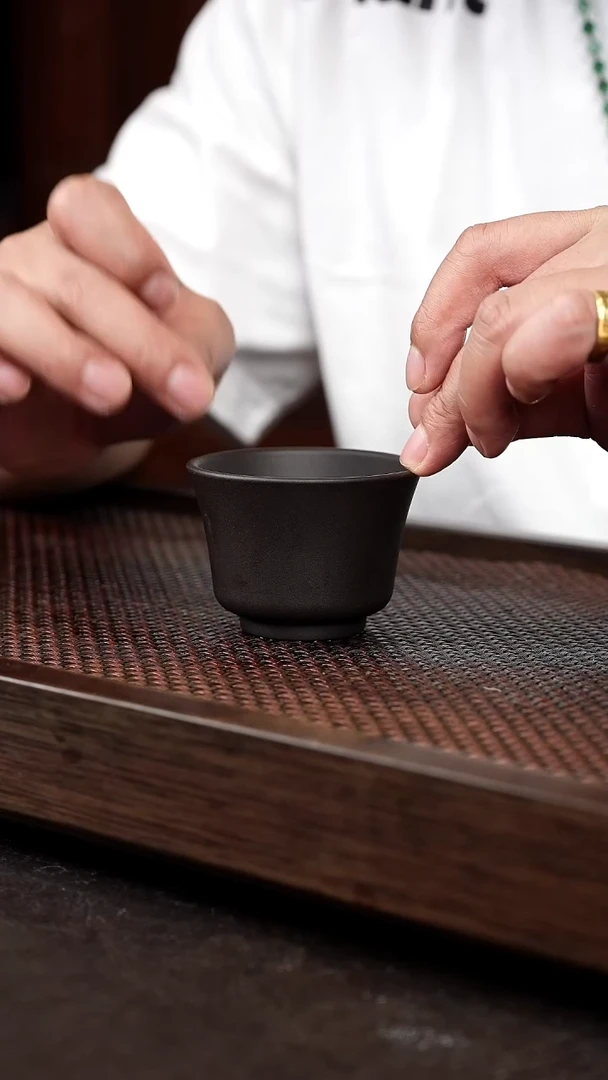 茶壶紫砂黑料铃铛杯