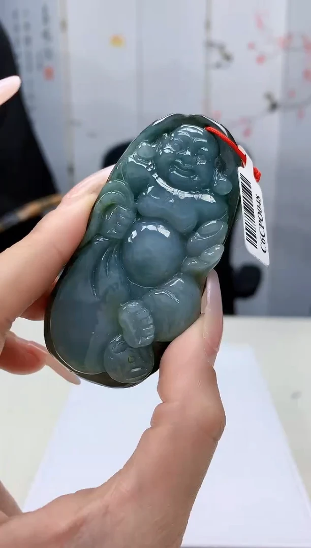 【闪购商品】定制翡翠未镶嵌4812lr-毛货挂件151