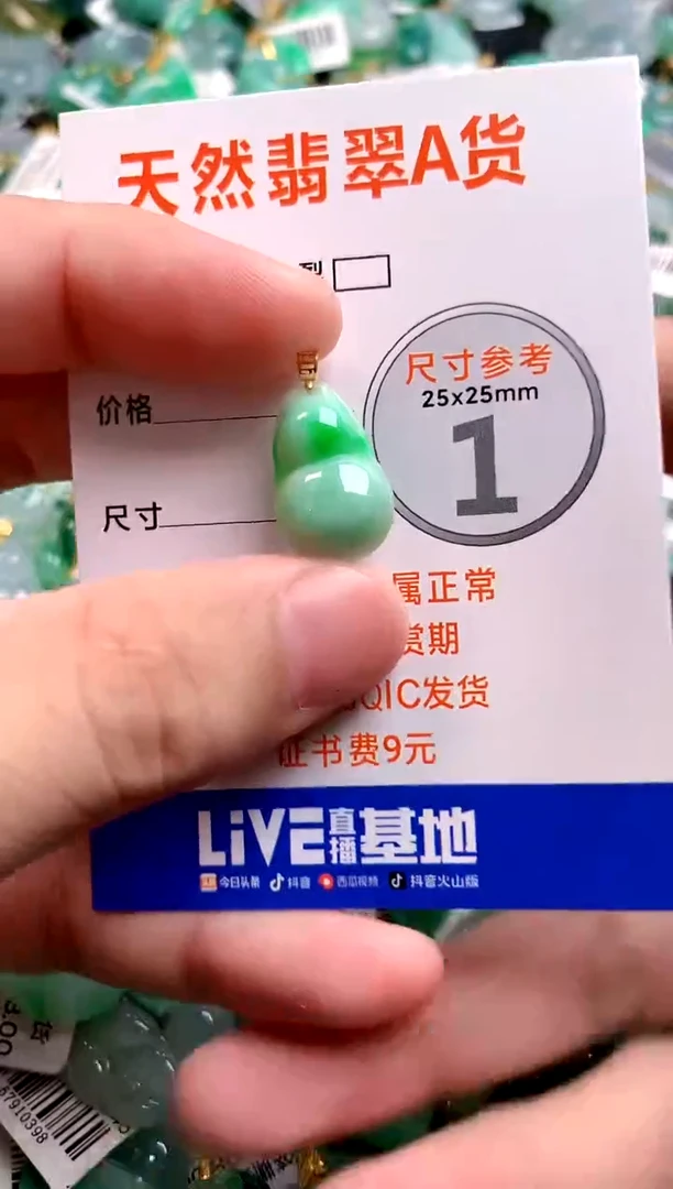 颈饰18K金镶嵌翡翠0298651855