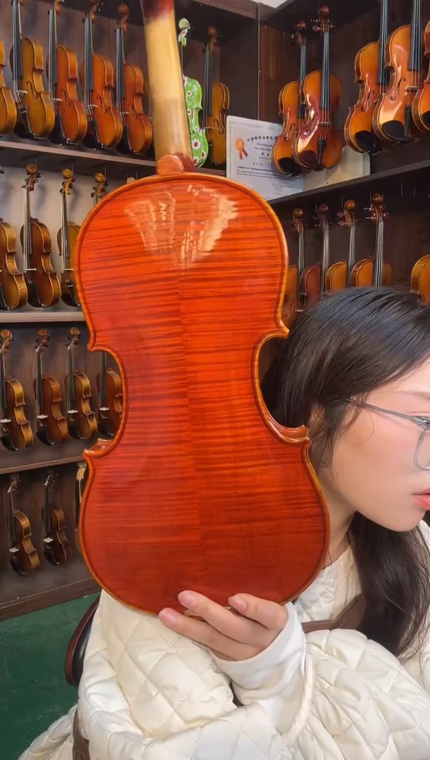 火车特价全手工小提琴