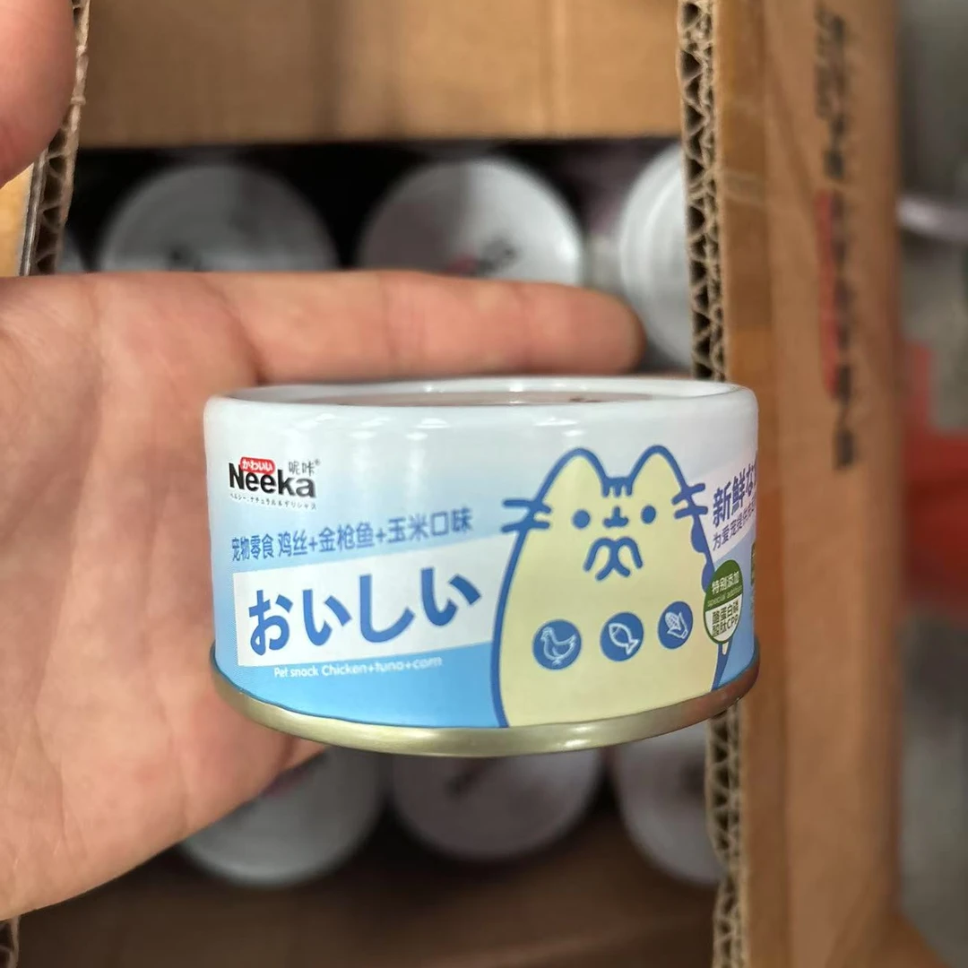 呢咔零食罐头85g*6罐（口味随机）