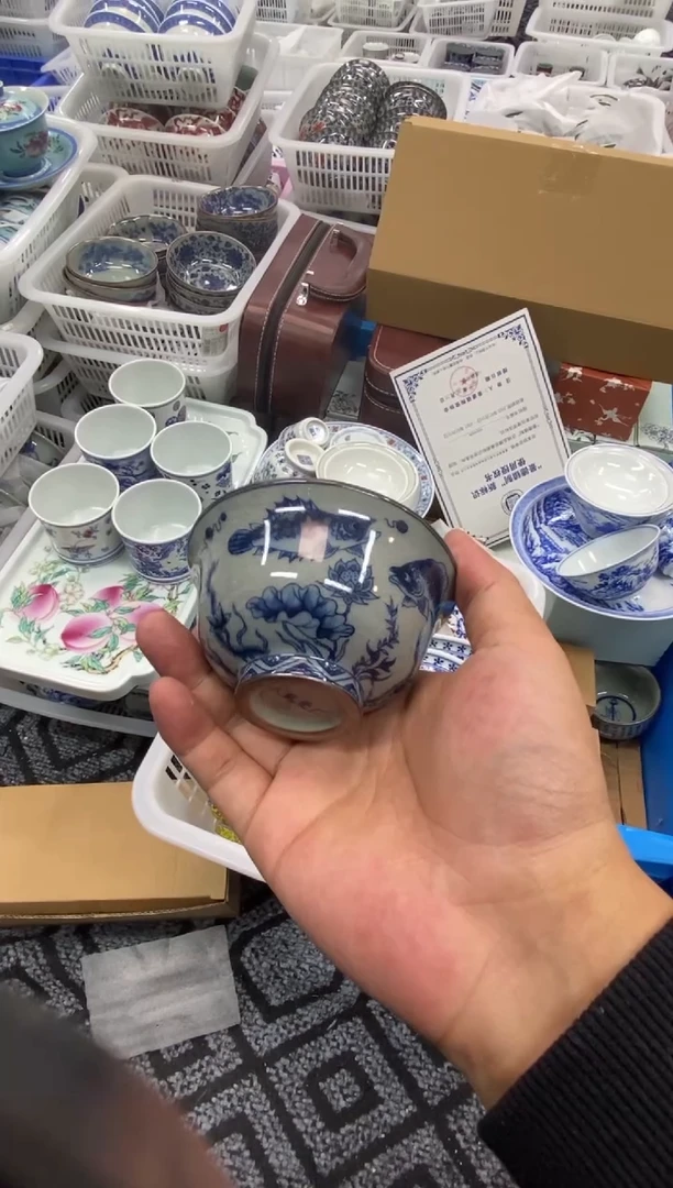 陶瓷景德陶瓷茶具容量约100