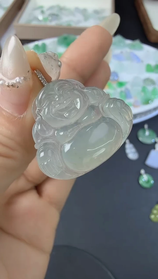 颈饰18K金镶嵌翡翠H1224-1501-677