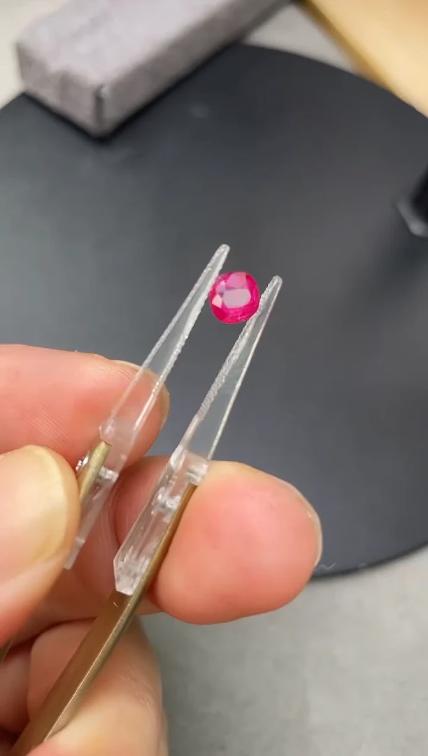 裸石红宝石1.08克拉无烧