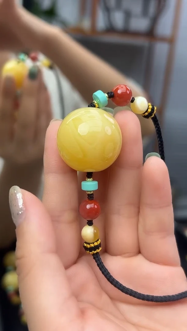 未镶嵌蜜蜡裸石蜜蜡吊坠